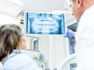 An image from a digital x-ray.
