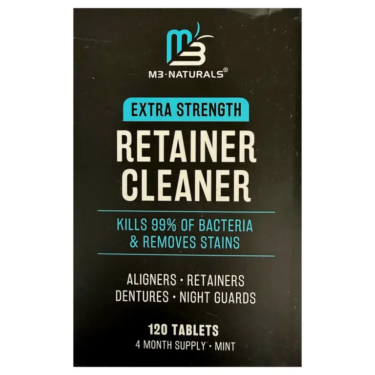 Retainer cleaner cleansing tablets.